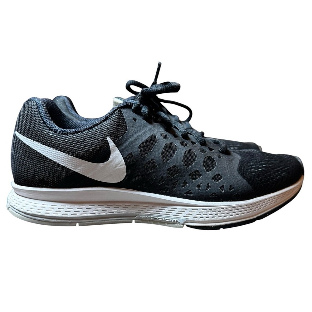 Nike Zoom‎ Women's 9.5 Black White Running Shoes Athletic